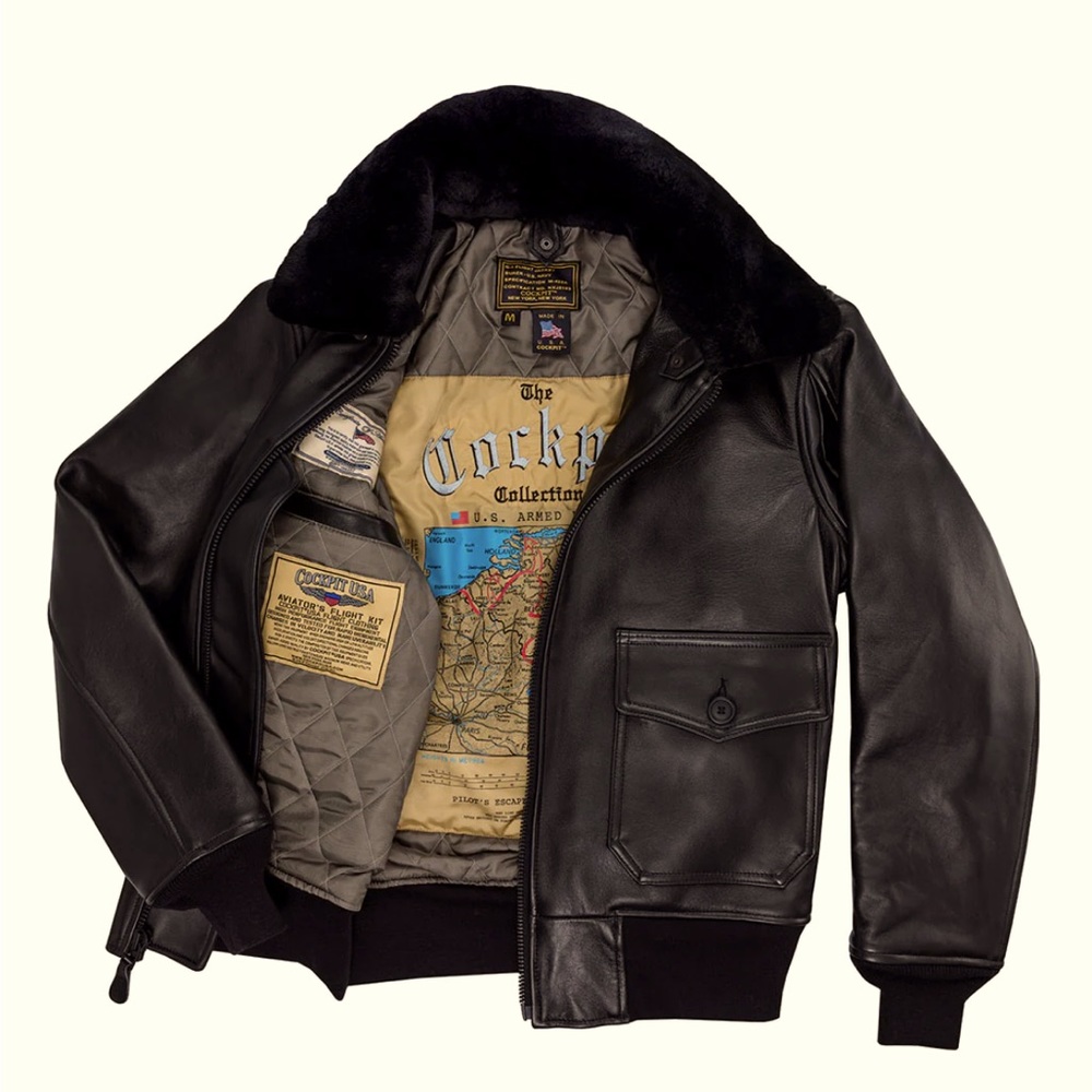 Brand New Authentic lambskin bomber/pilot jacket